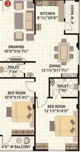 Amrutha Avenue - Floor plan