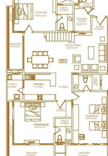 Dhammanagi Zeus - Floor Plan