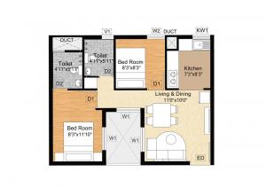 Hallmark Copper County - Floor plan
