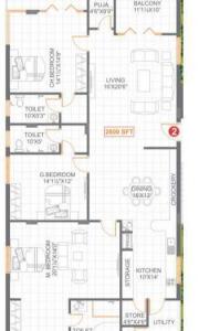 Anuhar Coral Bells - Floor plan