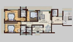 Green Tree Samta - Floor plan