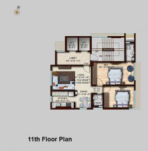 Green Tree Vishakha - Floor plan