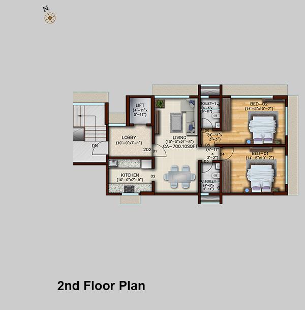 Green Tree Samta - Floor Plan