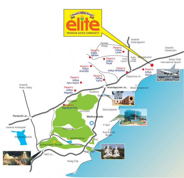 Peram Aditya Grand Elite - Locality