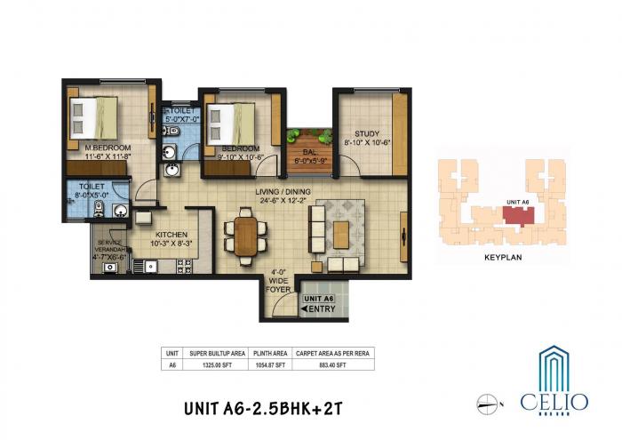 Newry Celio - Floor Plan