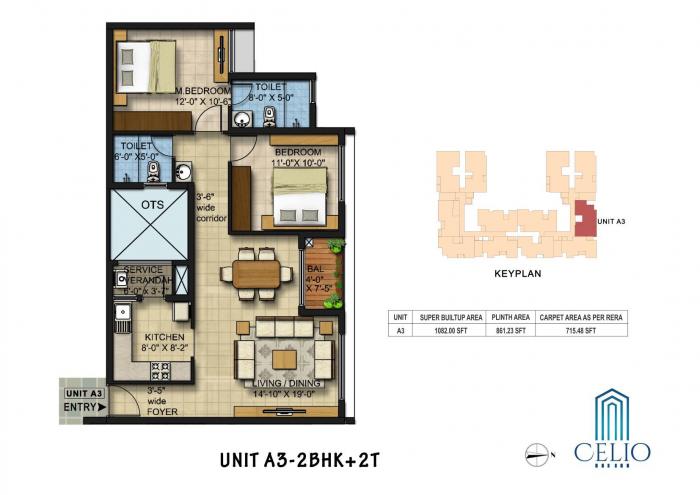 Newry Celio - Floor Plan