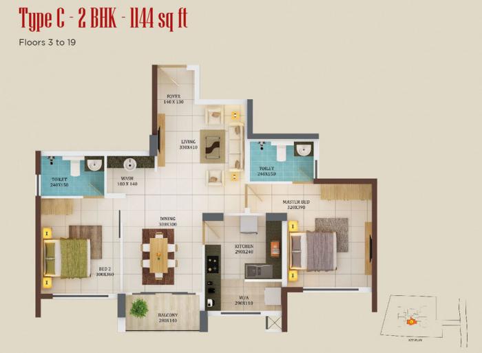 Asset PKS Heritance - Floor Plan