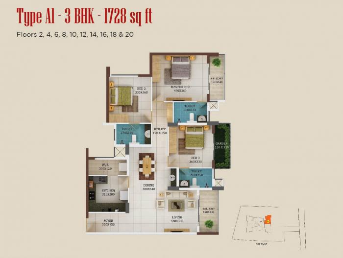 Asset PKS Heritance - Floor Plan