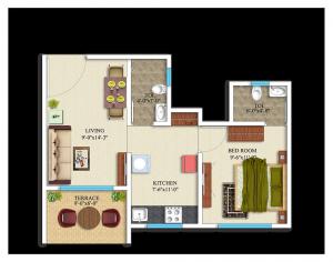 Raj Tulsi Aahan - Floor plan