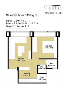Savvy Studioz - Floor plan