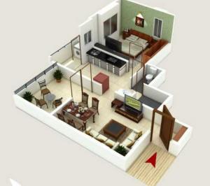 DSK Nandanvan - Floor plan