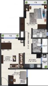 D P Swastik Floresta - Floor plan