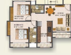 Skywards Regency - Floor plan