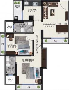 D P Swastik Floresta - Floor plan