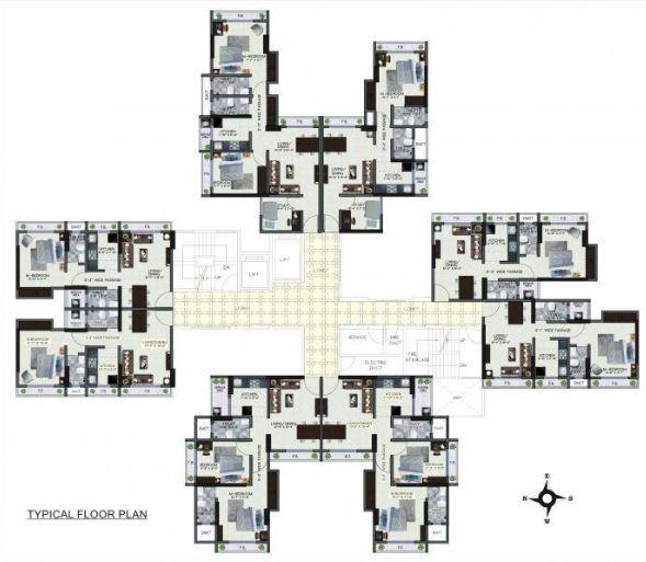 D P Swastik Floresta - Site Plan