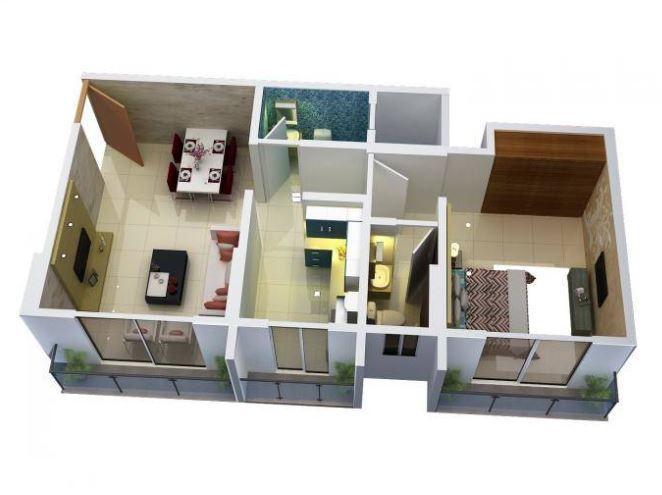 D P Swastik Floresta - Floor Plan