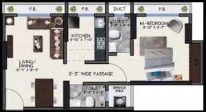 D P Swastik Floresta - Floor plan