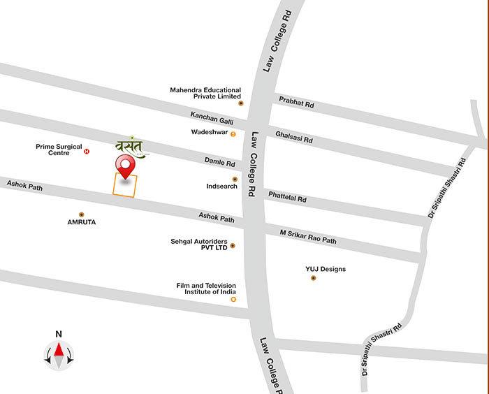 B.U Vasant - Locality