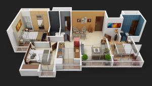 Mukta Luxuria - Floor plan