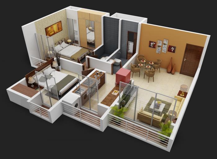 Mukta Luxuria - Floor Plan