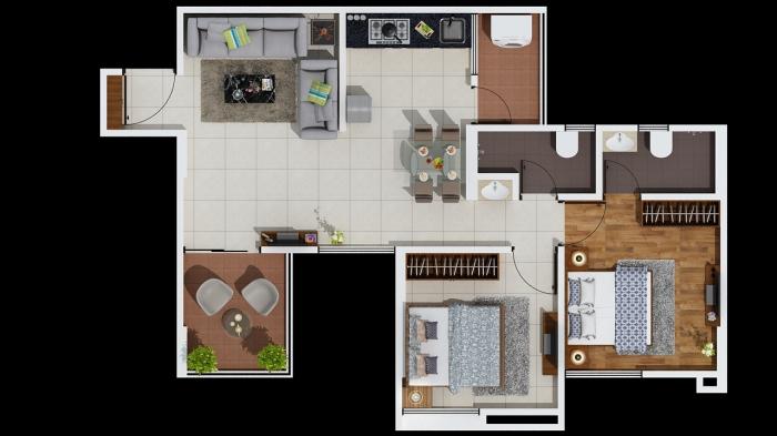 Kuber Imperia - Floor Plan