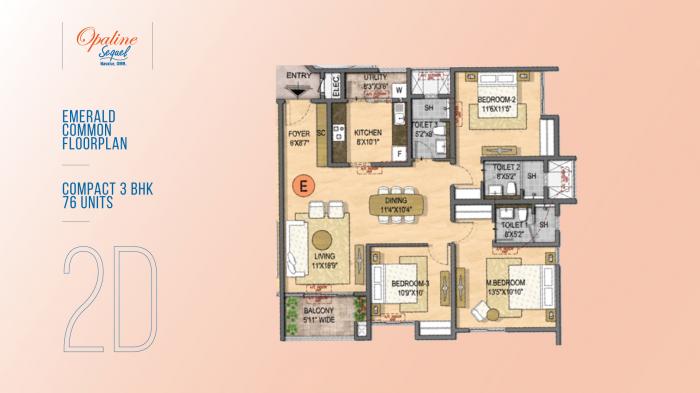 Olympia Opaline Sequel - Floor Plan