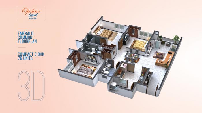 Olympia Opaline Sequel - Floor Plan