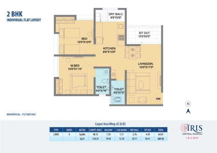 BA Iris - Floor Plan
