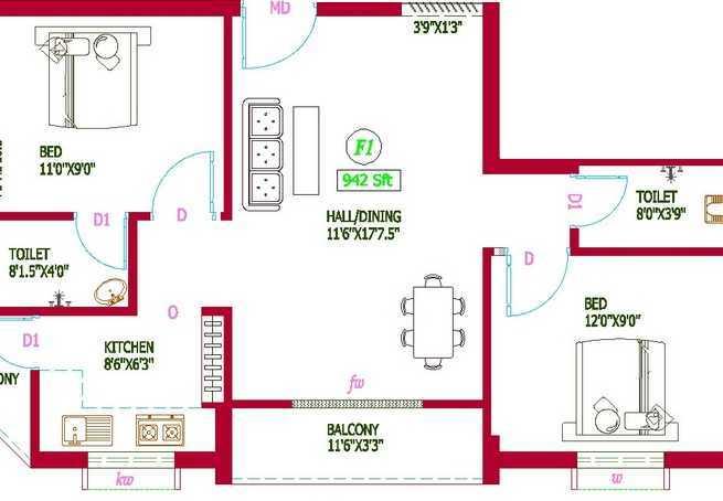 Creative Krishna - Floor Plan