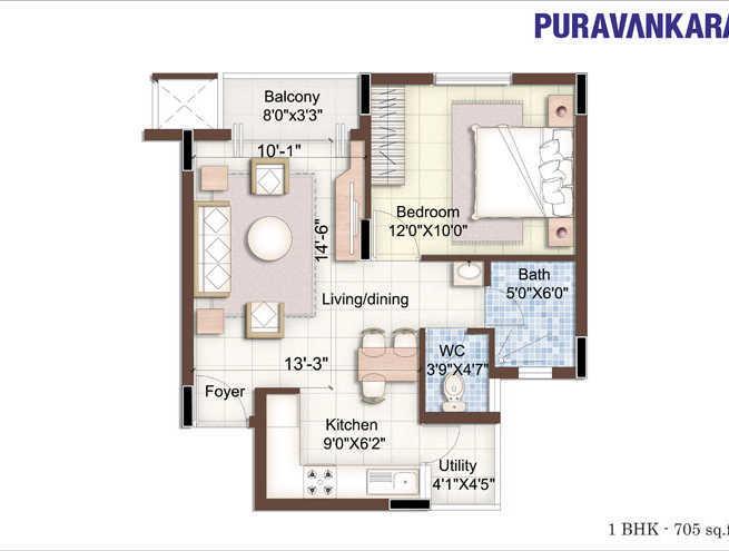 Bhk Purva 270 Resale Purva Skydale Sarjapur Road, Bangalore