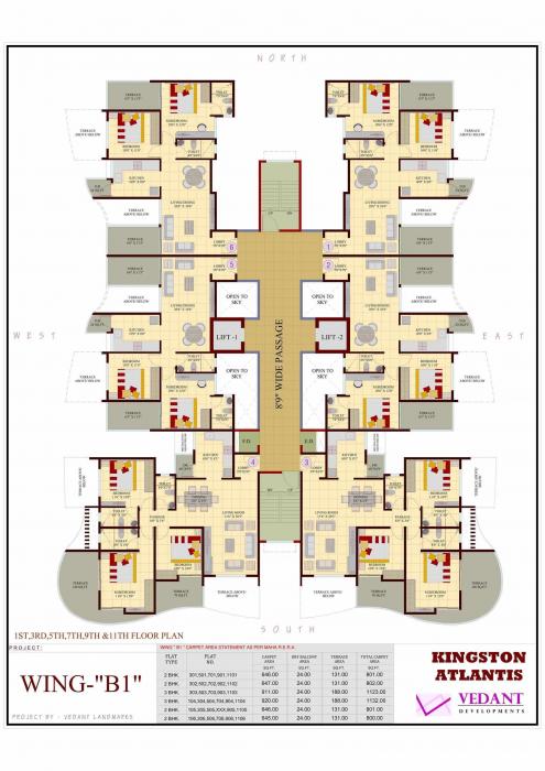 Vedant Kingston Atlantis - Site Plan
