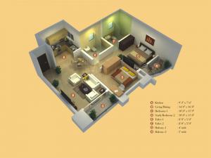Kumar Princetown - Floor plan
