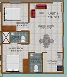 Prabhavathi Square - Floor Plan