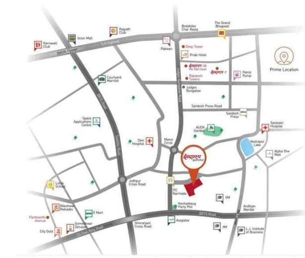 Deep Indrapasth Gulmohar - Locality