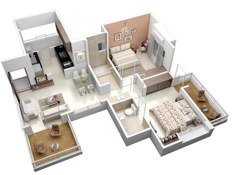 Kamalraj Datta Vihar - Floor Plan