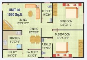MR Classic - Floor plan