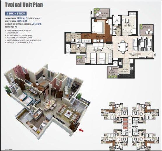 Assotech Breeze - Floor Plan