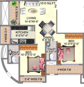 Romell Empress - Floor plan