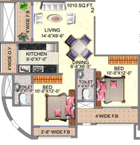 Romell Empress - Floor Plan