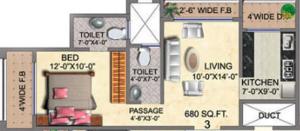 Romell Empress - Floor plan