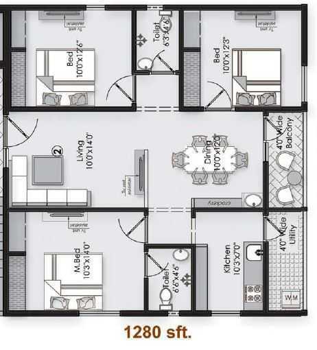 Vaishno Square - Floor Plan