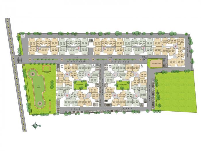 Arihant Frangipani - Master Plan