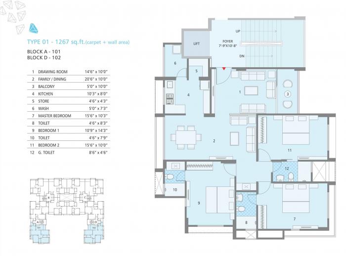Soham Dev Solitaire - Floor Plan