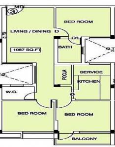Vishrams Oasis - Floor plan