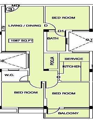 Vishrams Oasis - Floor Plan