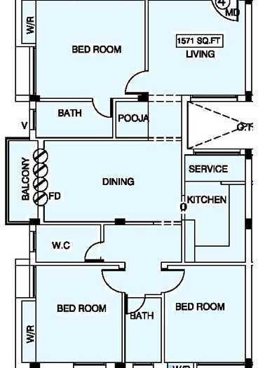 Vishrams Oasis - Floor Plan