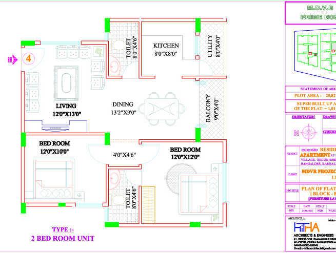 MDVR Anand Krishna Residency - Floor Plan
