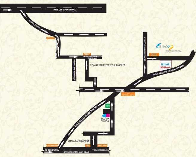 Srivari Ashraya - Locality