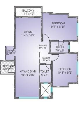 Parkons Navkar Feel - Floor Plan