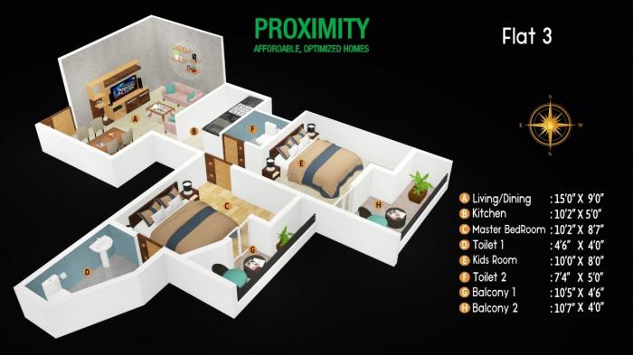 Preeti Proximity - Floor Plan
